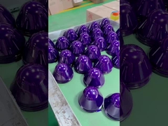 89 dentes roxos 40 g de largura em frasco de boca embrião